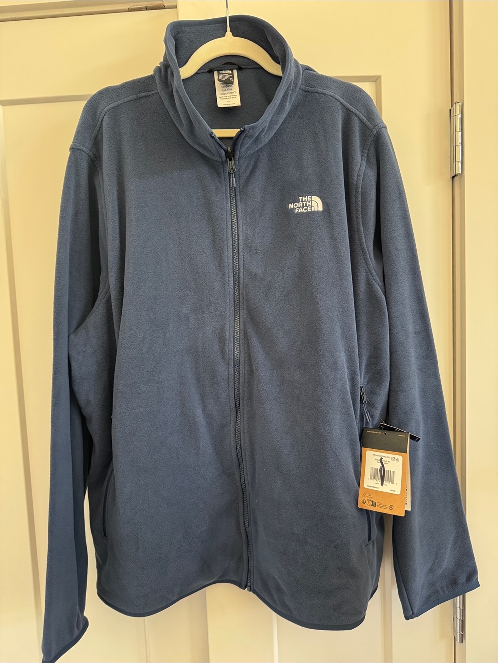 The North Face Men's Slate Blue Lightweight Full-Zip Jacket